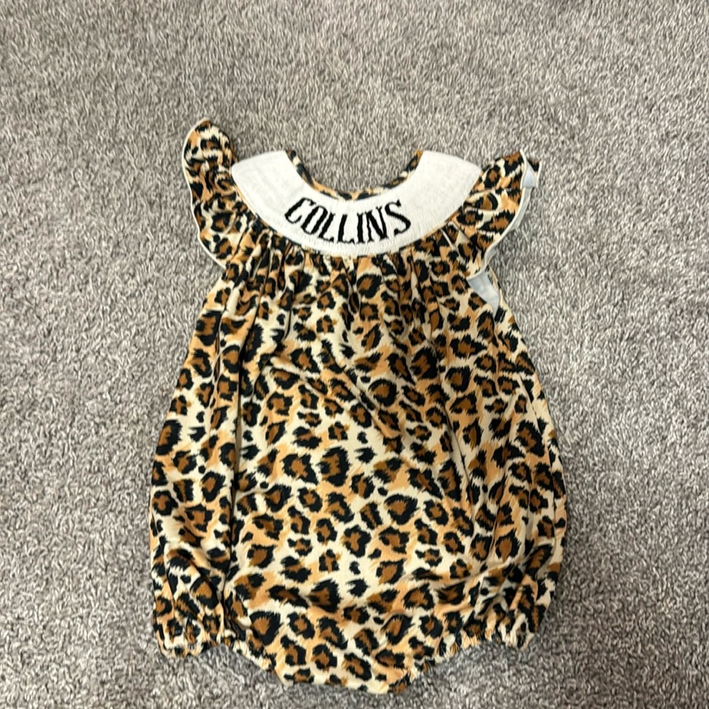 Poppy kids co COLLINS smocked bubble